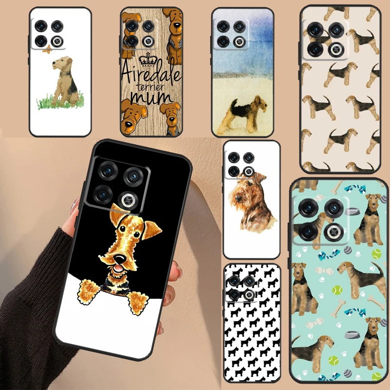 Airedale Terrier Dog Funda For OnePlus Nord 2 2T CE 3 Lite N10 N20 N30 OnePlus 11 10T 8T 9R 10R 8 9 10 Pro Case