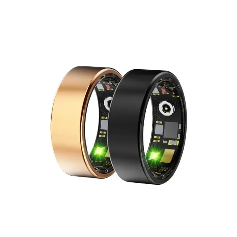 R99 Smart Ring Heart Rate Blood Oxygen Sleep Monitor Fitness Tracker Step Counter Health Watch for Men Women Couple Exercise