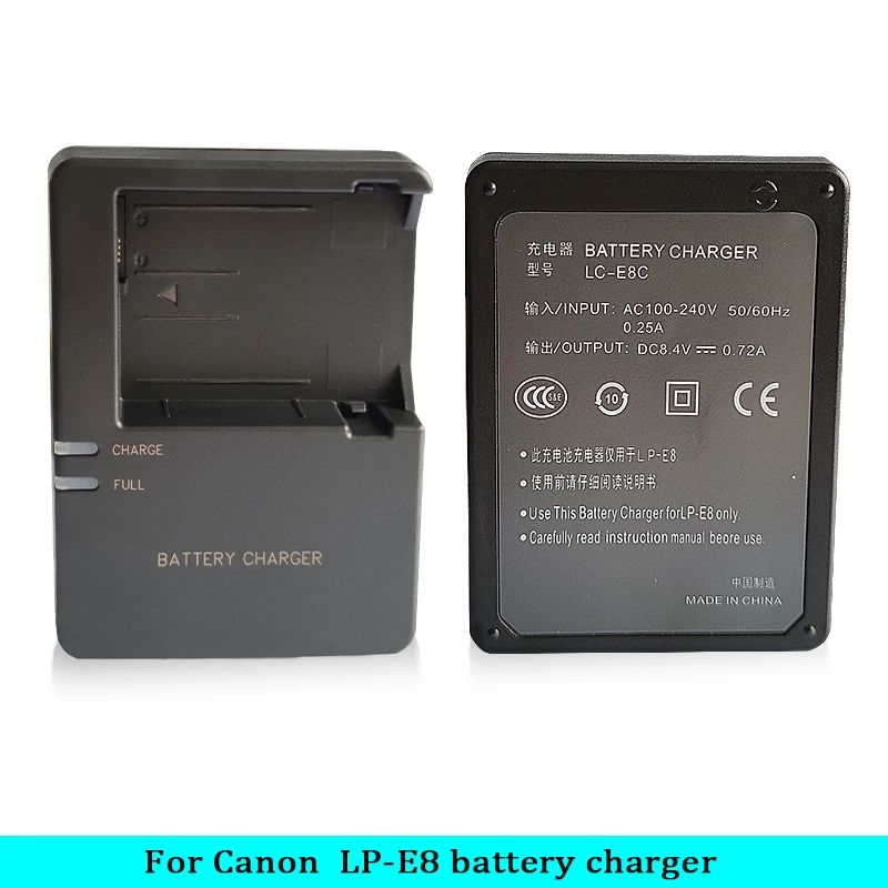 Hot LP-E8 Camera Battery Charger replace LC-E8C For Canon EOS 700D 650D 600D 550D Rebel T2i T3i T4i T5i Kiss X4 X5 X6i X7 LPE8