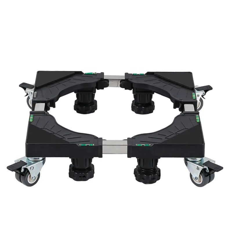 

Washing and drying machine bracket Refrigerator washing base Movable and adjustable Refrigerator storage machine bracket with