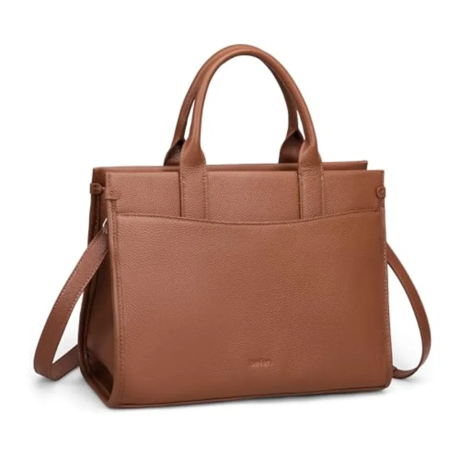 

befen Genuine Leather Tote Bag for Women Satchel Crossbody Bags with Top-handle Womens Purse Handbags with Zipper and Staps