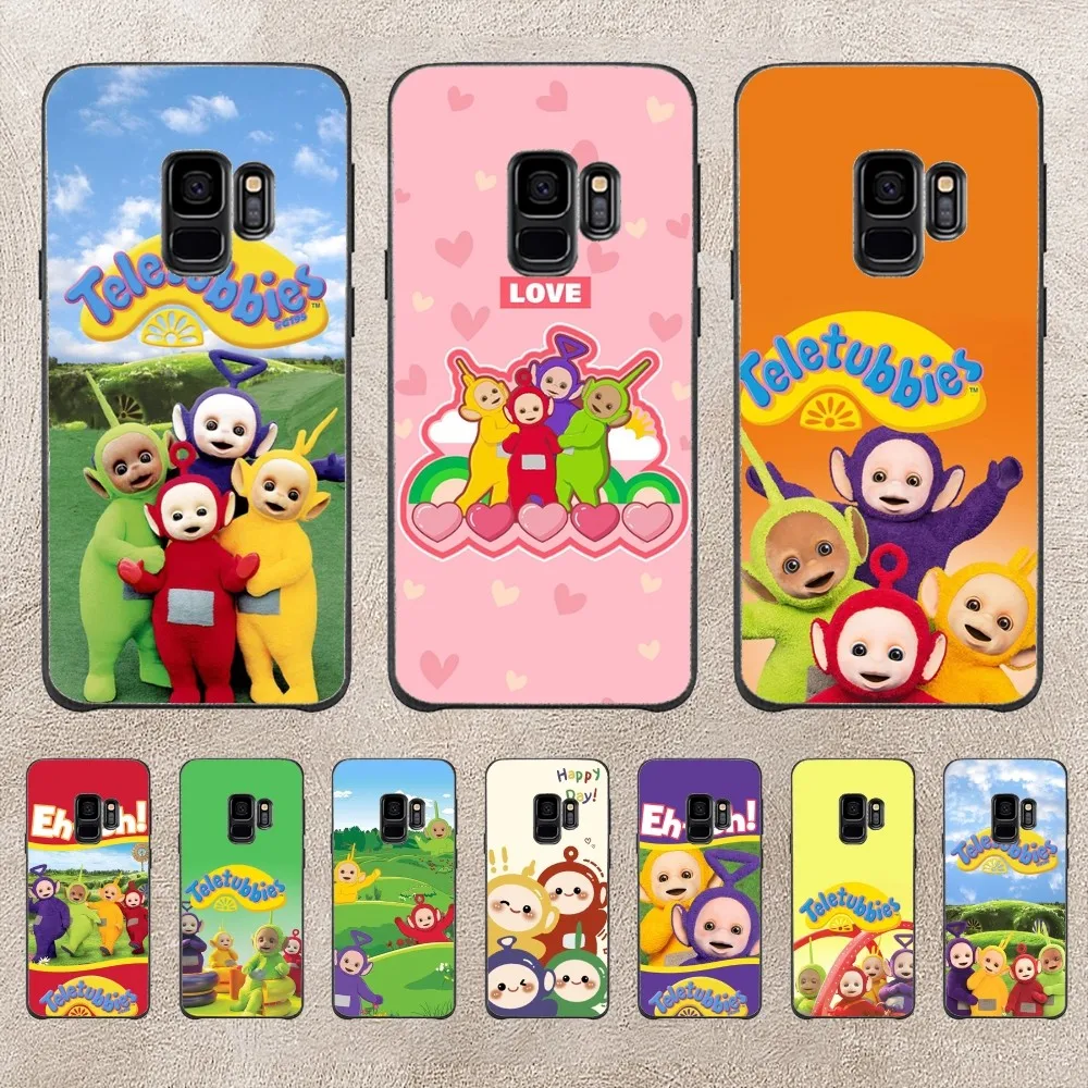 Cute T-Teletubbies Phone Case For Samsung Galaxy A52 A12 A51 S21 Edge S22ULTRA S23 S20LITE Plus ultra Black Cover