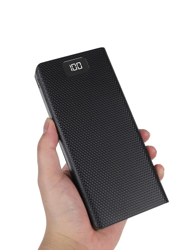 Boîtier de batterie Portable 8x18650, boîte de rangement de Charge 5V, double USB Type C, boîte de support de batterie PD QC3.0, Port de Charge rapide