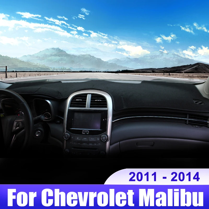 For Chevrolet Malibu 2011 2012 2013 2014 Car Dashboard Cover Instrument Desk Sun Shade Mat Non-slip Pad Accessories