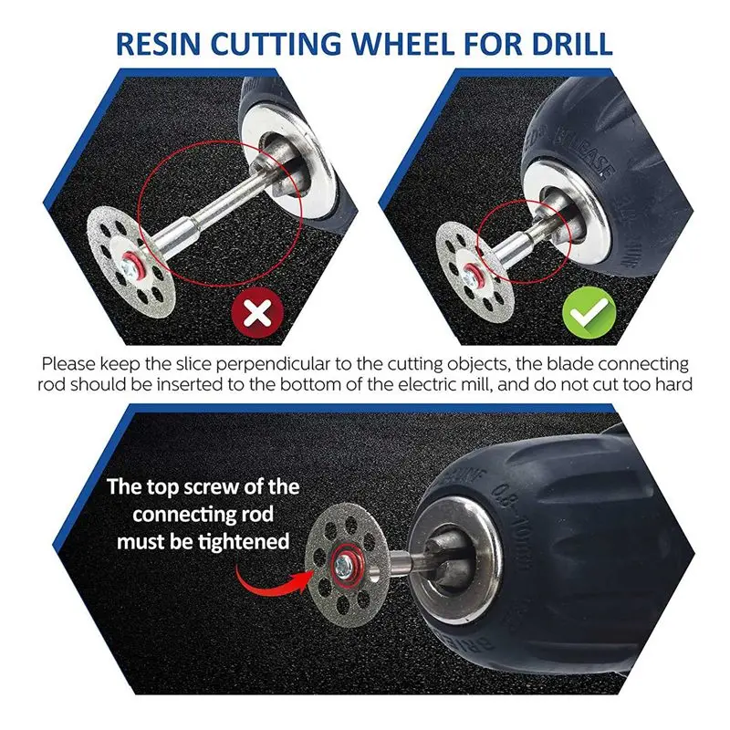 AB02 88 قطعة مجموعة عجلات القطع 12 قطعة HSS شفرات منشار دائري 20 قطعة عجلة القطع لأداة دوارة هدايا الخشب للرجال
