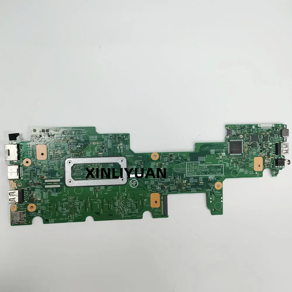 FOR LENOVO Thinkpad  Yoga 11e 5th  Notebook Motherboard 17833-1M   Celeron  N4100 N5000 CPU , 4GB RAM , SSD 128G,,  FRU 02DC243