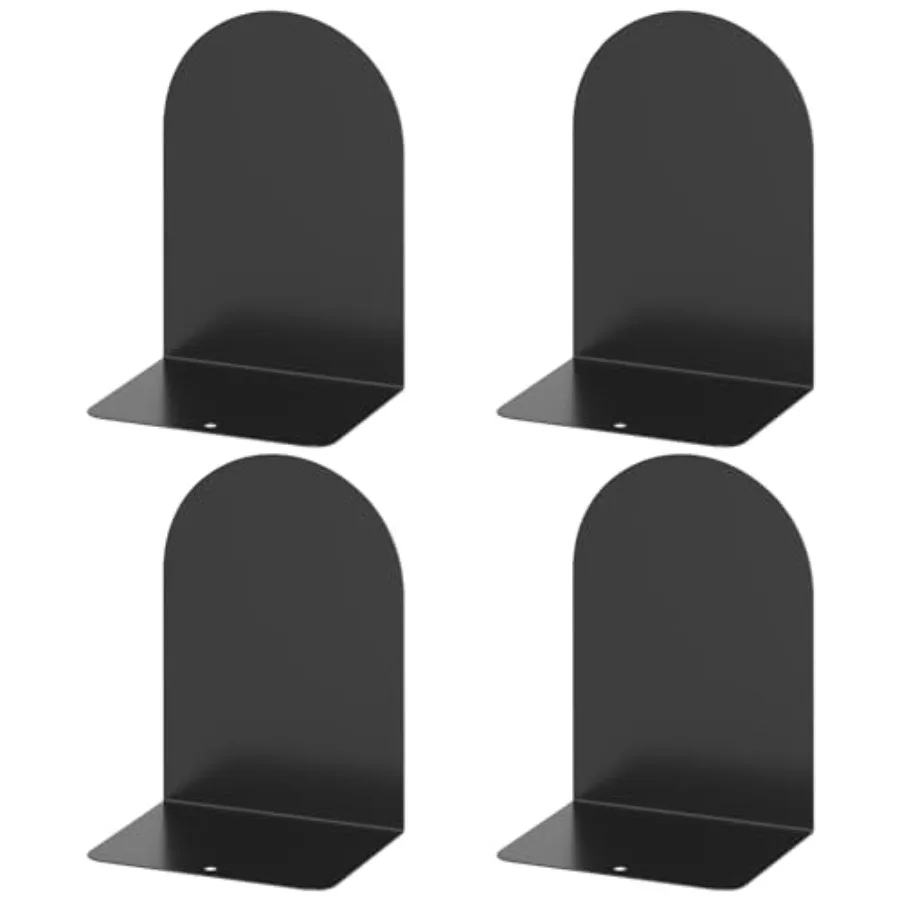 Metal Round Bookends Stylish Desk Organizers