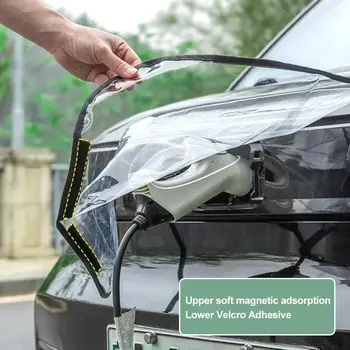Kryt nabíječky pro elektromobily, venkovní ochrana proti dešti, prachotěsné kryty, autopříslušenství pro Tesla Model 3 Y SUV 10 nejlepší prodej Kryt nabíječky pro Teslu Model 3 - №10