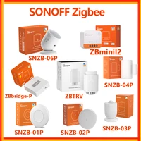 SONOFF Zigbee SNZB-06P SNZB-01P SNZB-02P SNZB-03P SNZB-04P Zigbee 3,0 Sensor ZBTRV ZB BRidge PRO ZBmini L2 módulo de hogar inteligente