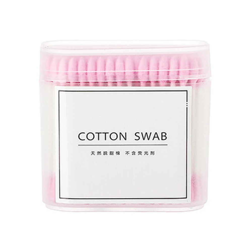 

Men Women Cotton Disposable Home Dual Heads Makeup Cotton stick Ear Cleaning Tools Cotton Swabs