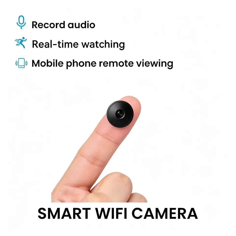 Mini Camera with Video Audio Recording and Night Vision
