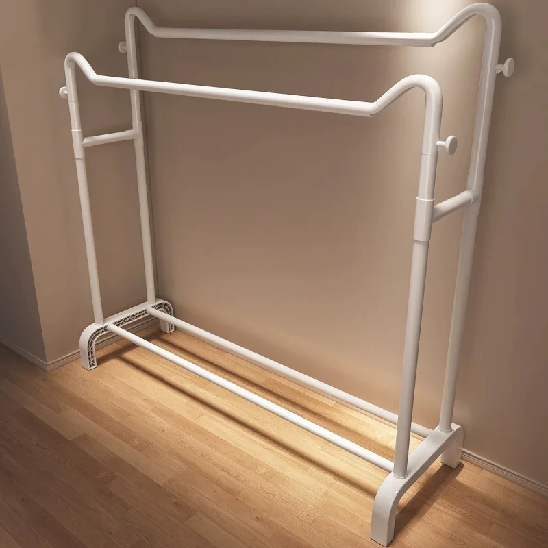 Simple hanging rack suitable for bedrooms, living rooms, and balconies - foldable wall-mounted clothes rack with storage racks