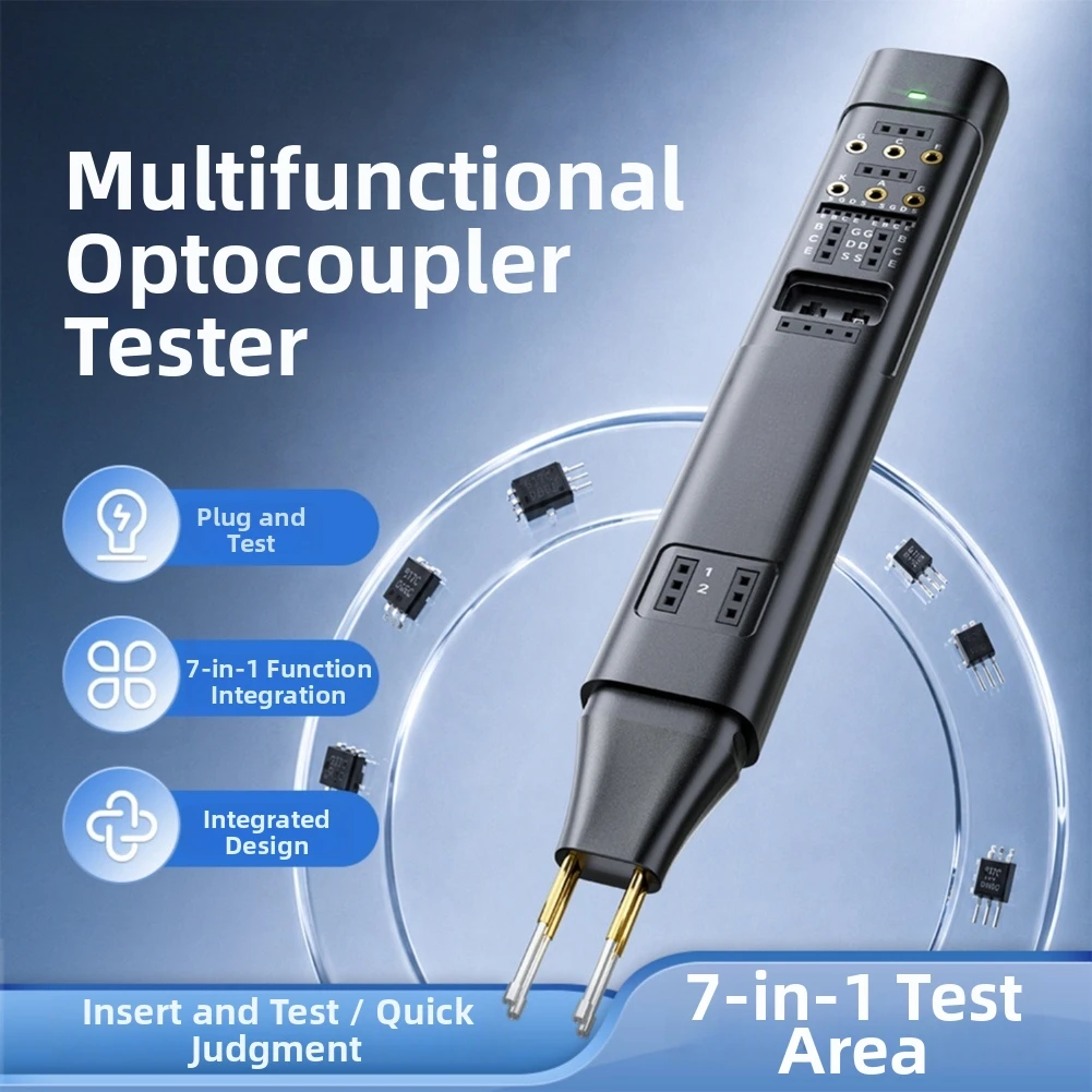 7-in-1 Optocoupler Tester Portable Electronic Repair Diagnostic Tool With LED Indicators For IGBT SCR TL431 And Transistor