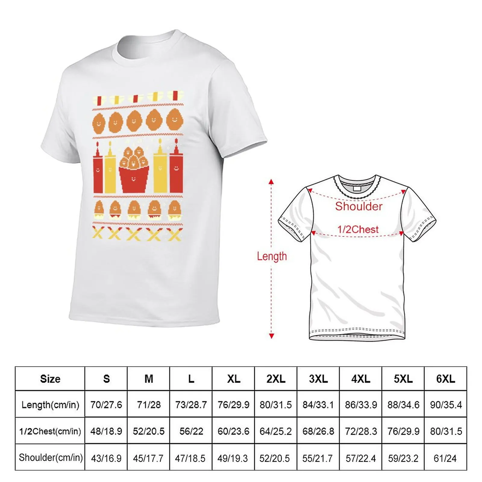 Christmas Nuggets T-Shirt cotton t shirts high quality t shirt man luxury T-Shirt