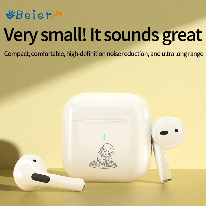 Beier Wireless Earbuds AP05 Bluetooth5.3 Headphone 9D Stereo Sound Earphones Sports Waterproof Headset With Mic