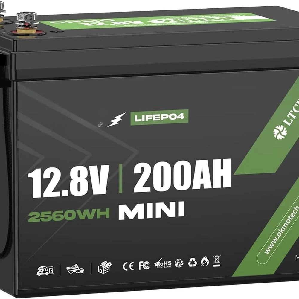 

Аккумулятор LiFePO4 200 Ач, 12 В, усовершенствованный, миниатюрный, 10 лет, 15000+ глубоких циклов, для автодомов, фургонов, домашних солнечных систем хранения энергии, индивидуальная настройка