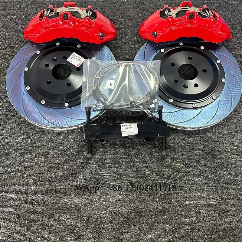 

6 Piston Slotted Brake Kit 355mm 380mm Upgraded Version Suitable for Brake Modification Systems of Various Vehicle Types