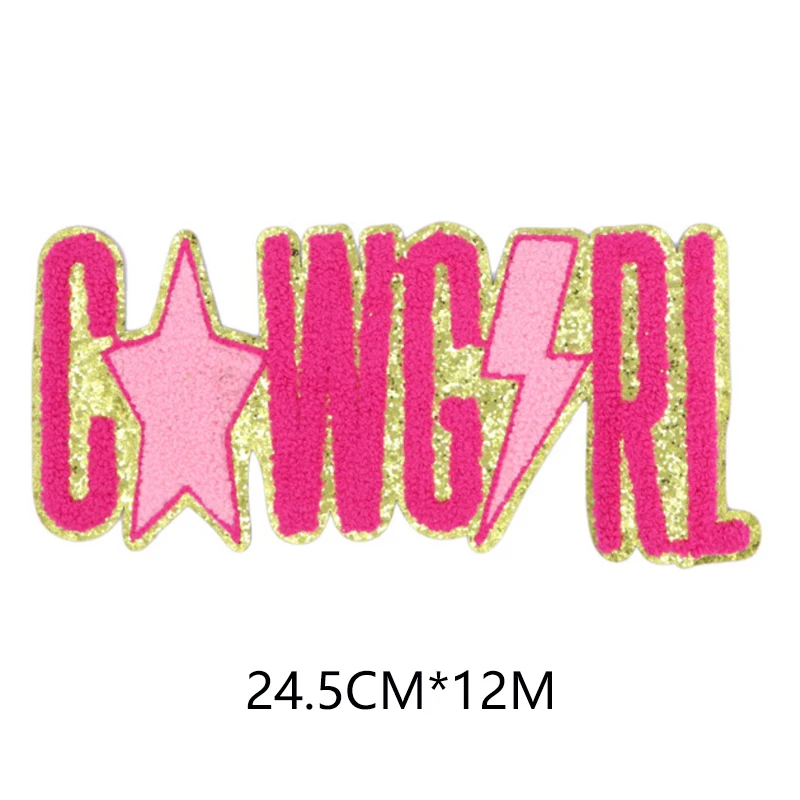 Carnival White Letters Embroidered Iron On Patch Applique Diy Name Badge Alphabet Patches For Clothing Bag Accessories