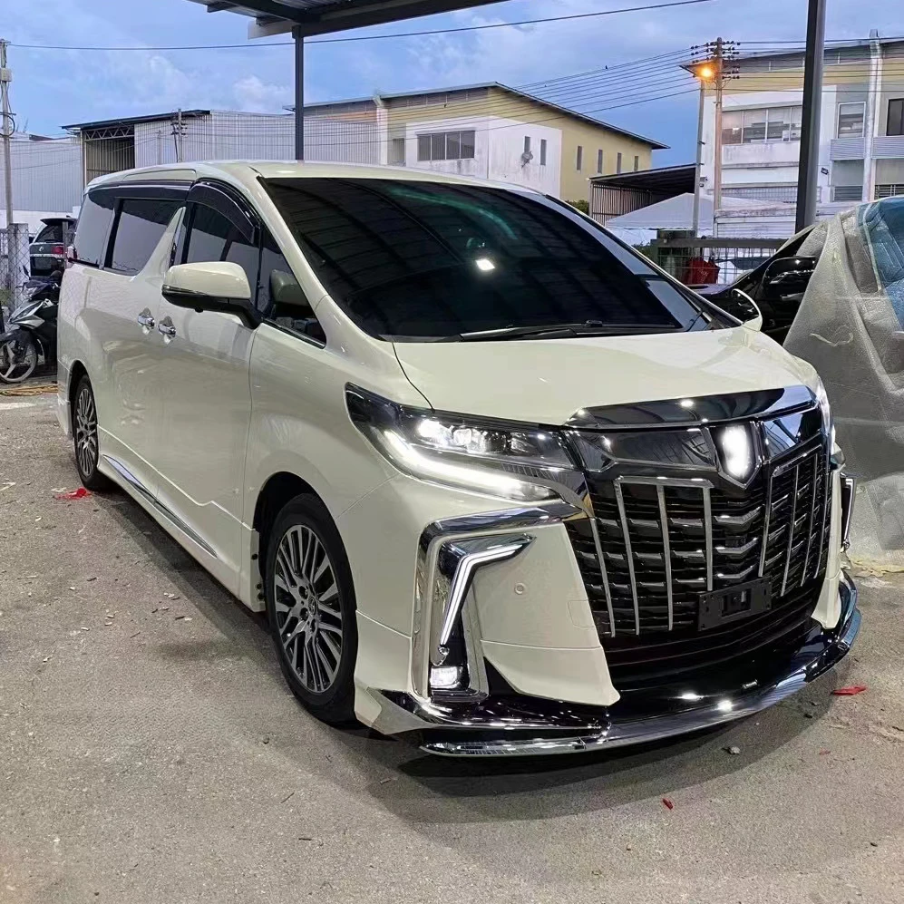 7788 High Quality Modellista Aero Kit for Toyota Alphard Agh 30 18-23 Car Bumpers including Front Lip Side Skirt Rear Lip