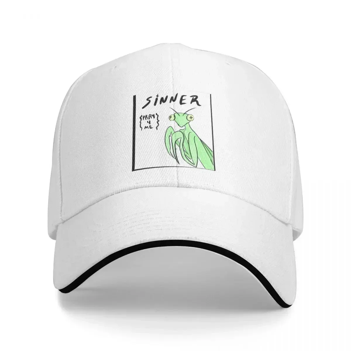 SINNER{PRAY 4 ME} MANTIS قبعة بيسبول أنيمي Sunhat قبعة مخصصة للرجال والنساء