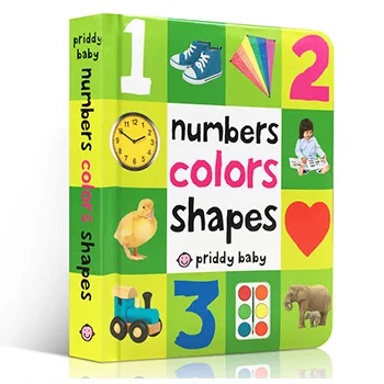 First 100 English Words for Kids Hardcover Cardboard Books Baby Early Education Learning Picture Book Montessori Toys 3-6 Years