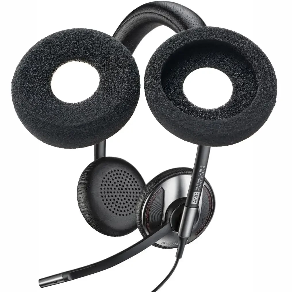 V-MOTA 88833-01 Almohadillas para los oídos compatibles con Plantronics Blackwire serie 500, C510 C510M,C520/C520M,C710M,C720M,C725 auriculares para PC