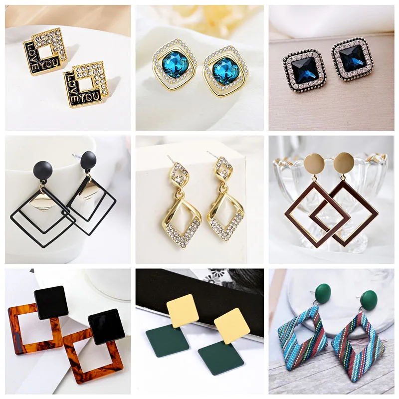 Новинка-женские-серьги-подвески-металлические-квадратные-серьги-подвески-с-кристаллами-крупные-деревянные-украшения-для-ушей-женские-серьги