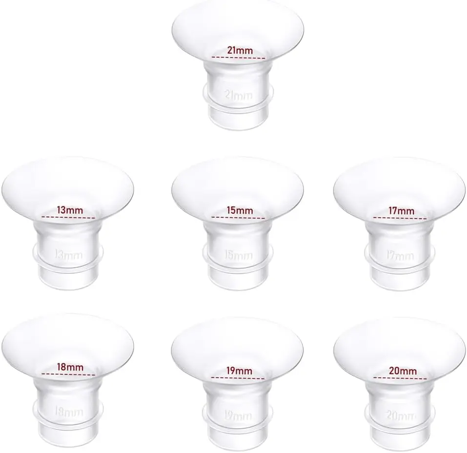 

Фланцевая вставка, совместимая с молокоотсосом 24 мм Momcozy/Spectra/YOUHA/Medela/Elvie/XIMYRA, уменьшение туннеля 24 мм для коррекции размера