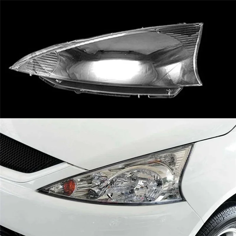 A57E-For Mitsubishi Grandis 2009-2015 Front Headlight Shell Lamp Shade Transparent Head Light Lamp Cover Replacement Accessories