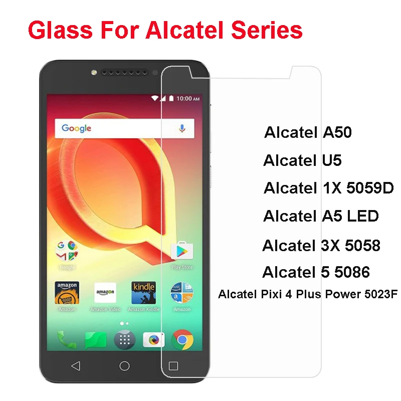 Alcatel A5 A50 U5 1X 2019 Tempered Glass Protective Film Explosion-proof Screen Protector For ALCATEL VOLTA 5002R 5002H Pelicula