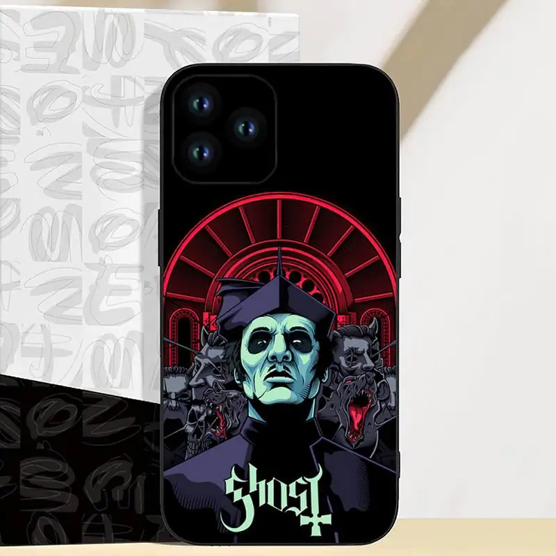 Rock Ghost Heavy Metal Band Phone Case For iPhone 11 12 13 14 Mini Pro XS Max X S Plus XR Shell