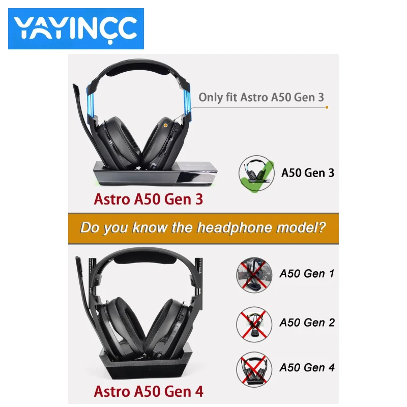 استبدال Coolig Gel / المخملية بطانة للأذن المغناطيسي المفاجئة السحابة ل Logitech Astro A50 Gen3 سماعات الألعاب إصلاح أجزاء 11.1