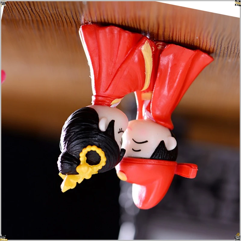 10 Sets of New Ancient Clothing Couple Micro-landscape Desktop DIY Decorative Antique Doll Birthday Gift Wedding Ornament