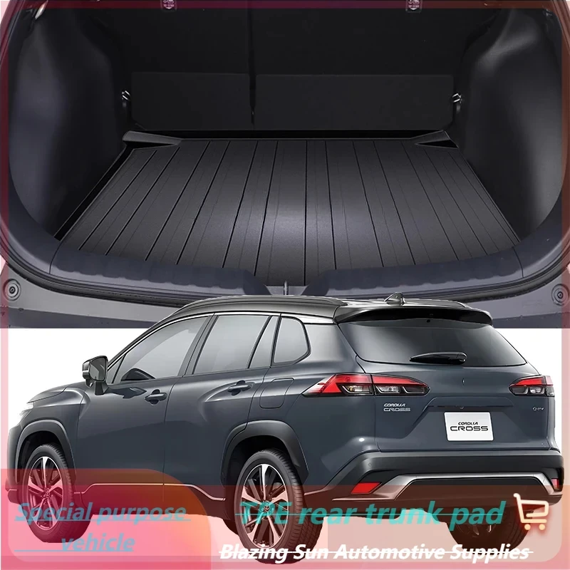 

Car Auto Rear Boot Cargo Liner Tray Trunk Mat Carpet for Toyota COROLLA CROSS 2022- Cushion Pad Carpet Pad Anti-dirty Anti-water