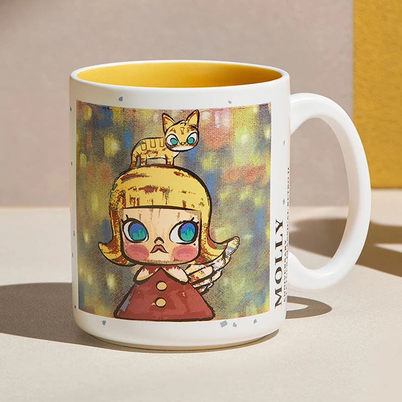 POPMART MOLLY Anniversary Sculpture Classic Returns To 2 Series Mugs Around Trendy Mugs