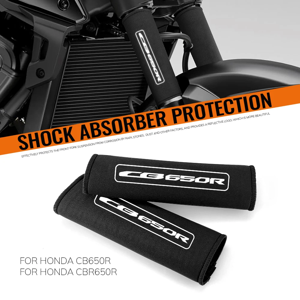 Motorcycle Fork Protection Cover For Honda CB650R CBR650R CBR CB 650 R Shock Absorber Dust Protector Stretch Fabrics Sleeve