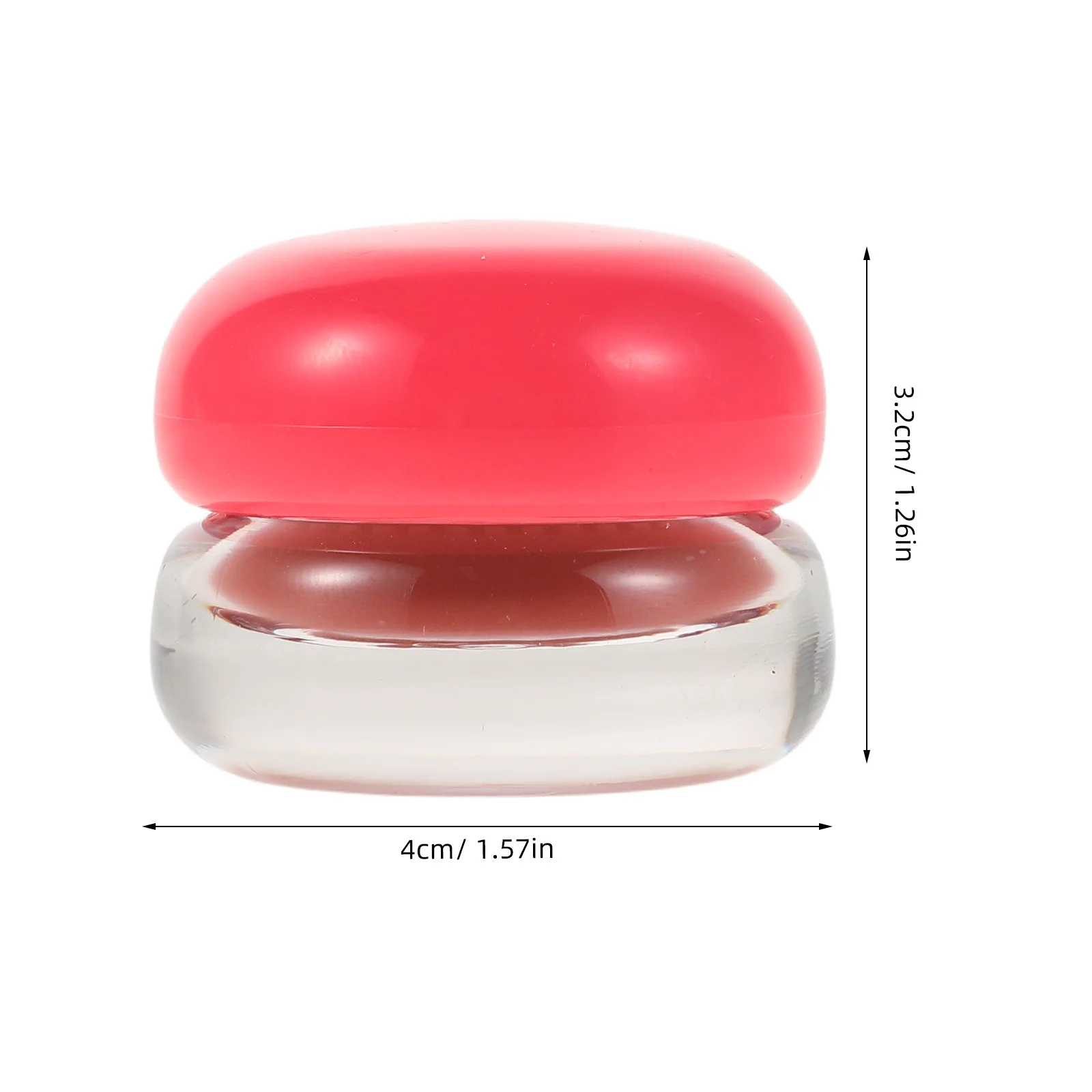 Makeup Blush Stick Cream Pudding Texture Matte Finish Natural Pink Tone Longlasting Blush Stick for Cheeks Lips Face Portable