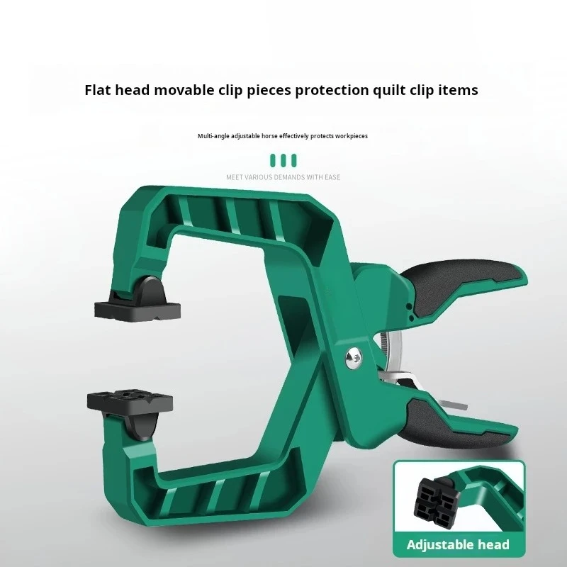 Lockable C-Clamp Pliers Woodworking Workbench Fixing clip Quick ratchet heavy duty clamp tool Woodworking clamps view 5