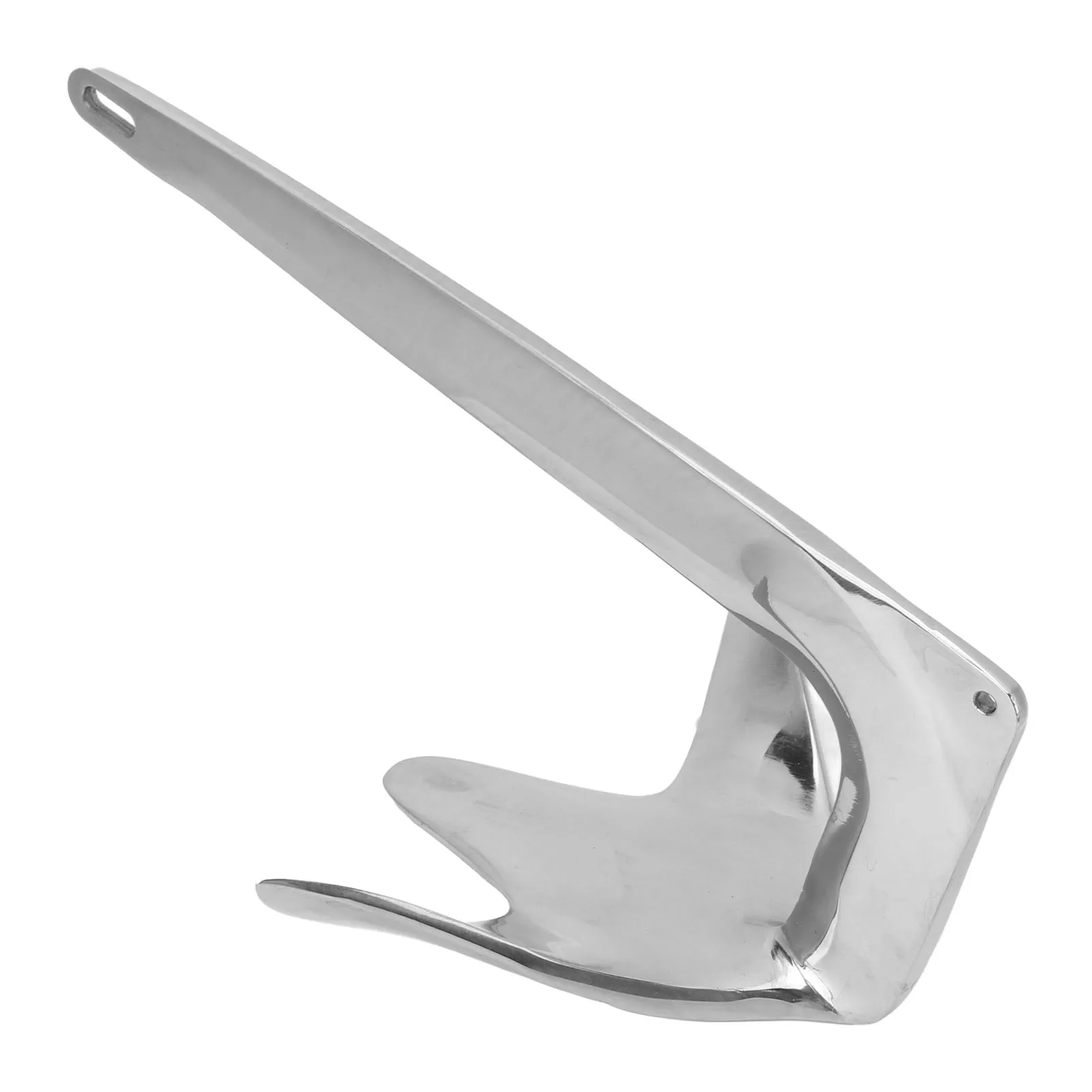 1kg/2.2lb Claw Boat Anchor Heavy Duty 316 Stainless Steel Anchor Mirror Polish Marine Accessories