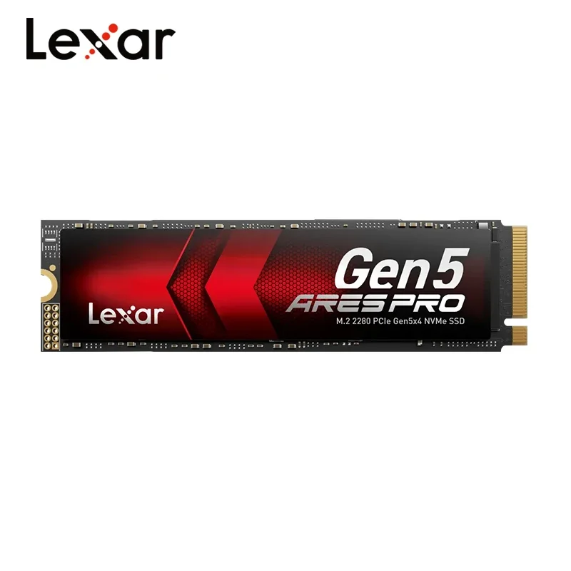 

Твердотельный накопитель Lexar ARES PRO Gen5 NVMe SSD M.2 2280, 1 ТБ, 2 ТБ, 4 ТБ, высокоскоростной, до 14000 МБ/с, для PS5, ноутбуков и ПК
