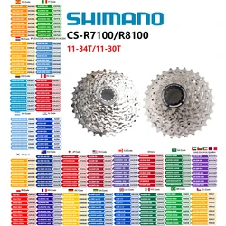 Shimano 105 R7100 ULTEGRA R8100 Cassette 12s Bike Cassette For Road Bike Di2 Groupset 11-30T/11-34T Original Shimano Bike Part