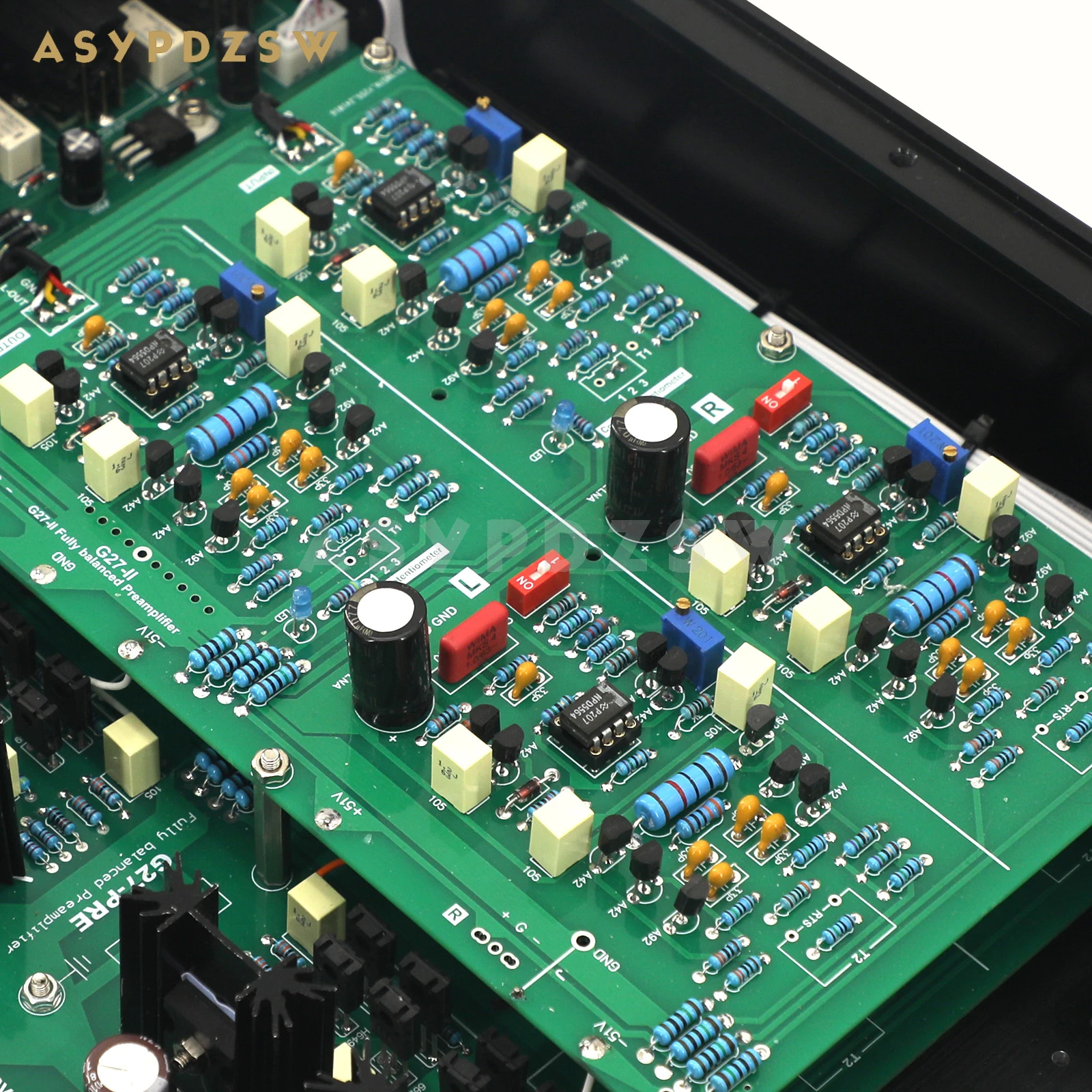 HI-END G27 高解像度 ナチュラルで本格的なサウンド Goldmund-27 回路に基づく完全バランスプリアンプベース