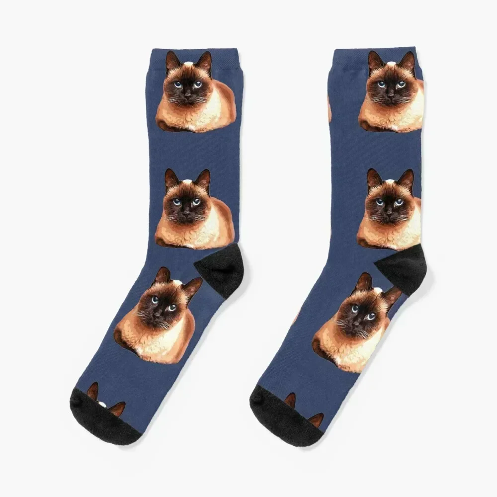 

Siamese Cat Socks loose aesthetic ankle funny gifts Socks Women Men's sports stockings ankle luxe gym Socks Girl Men's