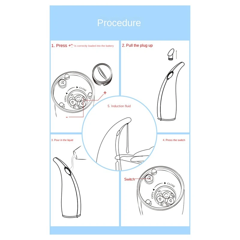 Automatic Sensor Soap Dispenser Touchless Liquid Handsoap Dispenser With Infrared Motion Sensor 300Ml/11Oz Easy Install