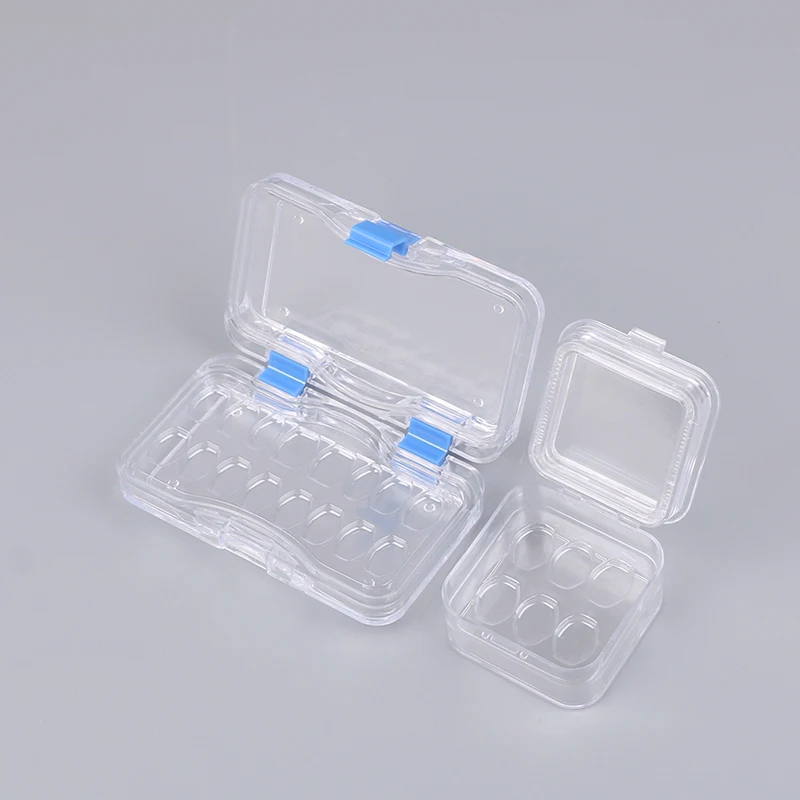 Zahnbox mit Folie, 6/16 Fächer, Aufbewahrungsbehälter für Zahnprothesen und Veneers, Materialien für ästhetische Restaurierungen, für Zahntechniker im Labor – Detail 8