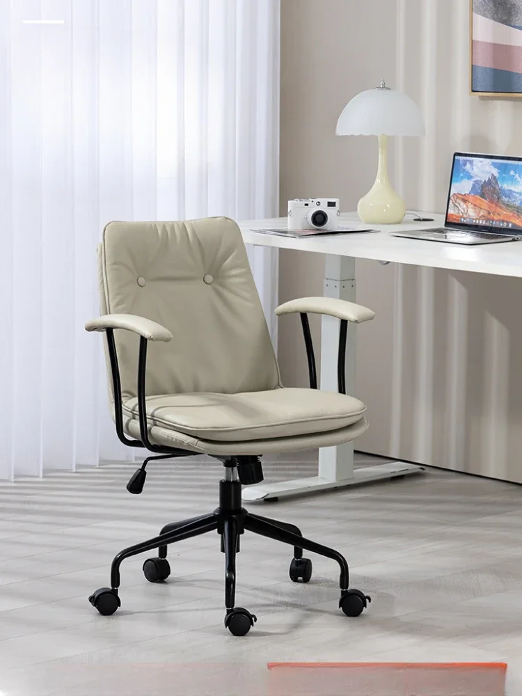 

Luxury Leather Office Chair Rocking Computer Home Vanity Gaming Chair Work Meeting Study Sillas De Oficina Office Furniture Wall