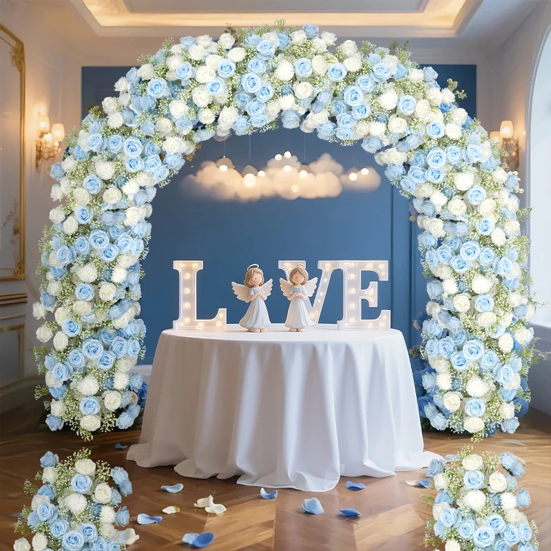 

120Cm/47.24In Long Artificial Flower Arrangement for Wedding Decoration, Flower Arrangement for Aisle, Flower Arrangement for Ceremony