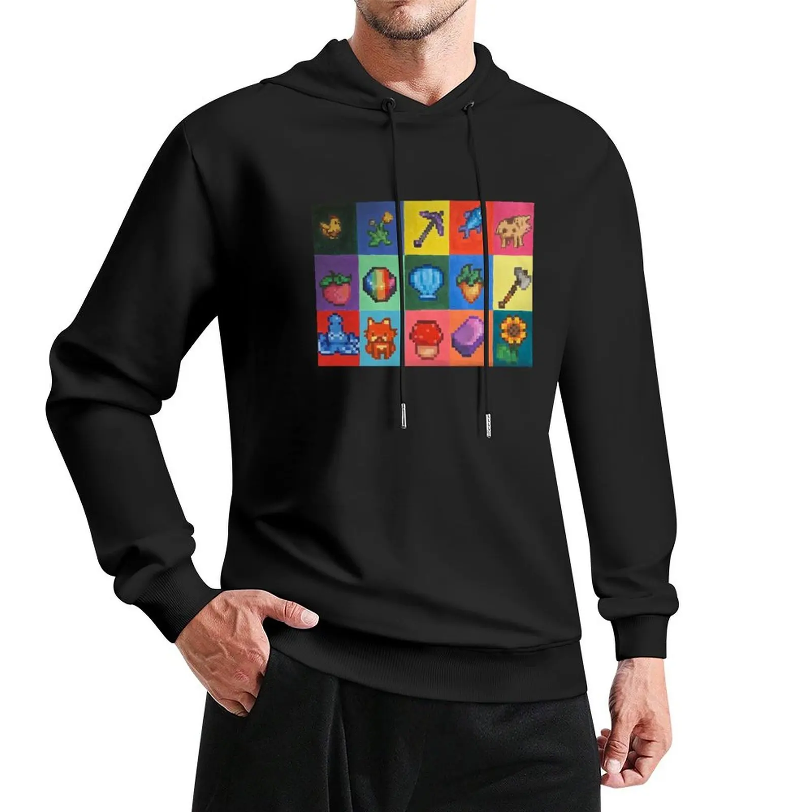 

Stardew Valley PixelArt Pullover Hoodie mens clothing hooded shirt tracksuits