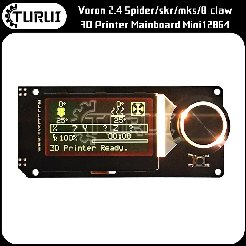 Voron2.4 Spider/SKR/MKS/8-claw 3D printer mainboard MINI12864 LCD screen