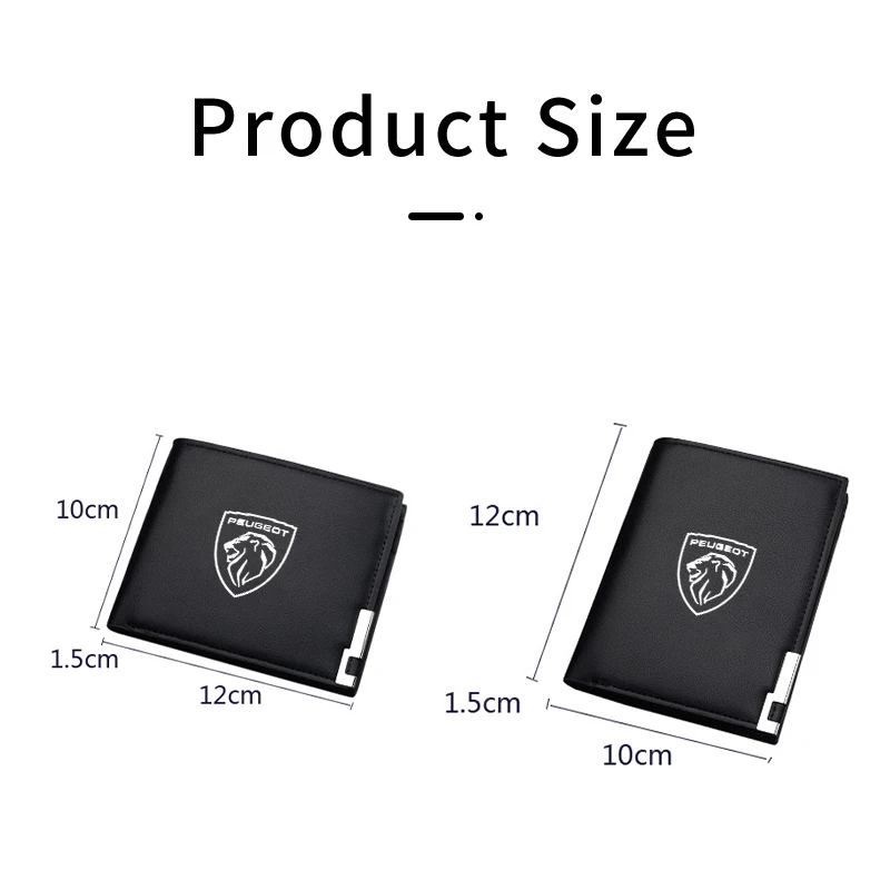سيارة الداخلية المحفظة الرجال محافظ جلدية متعددة حافظة للبطاقات لبيجو 407 508 2008 5008 307 308 3008 206 207 208 107 106 205 4008 3 #4